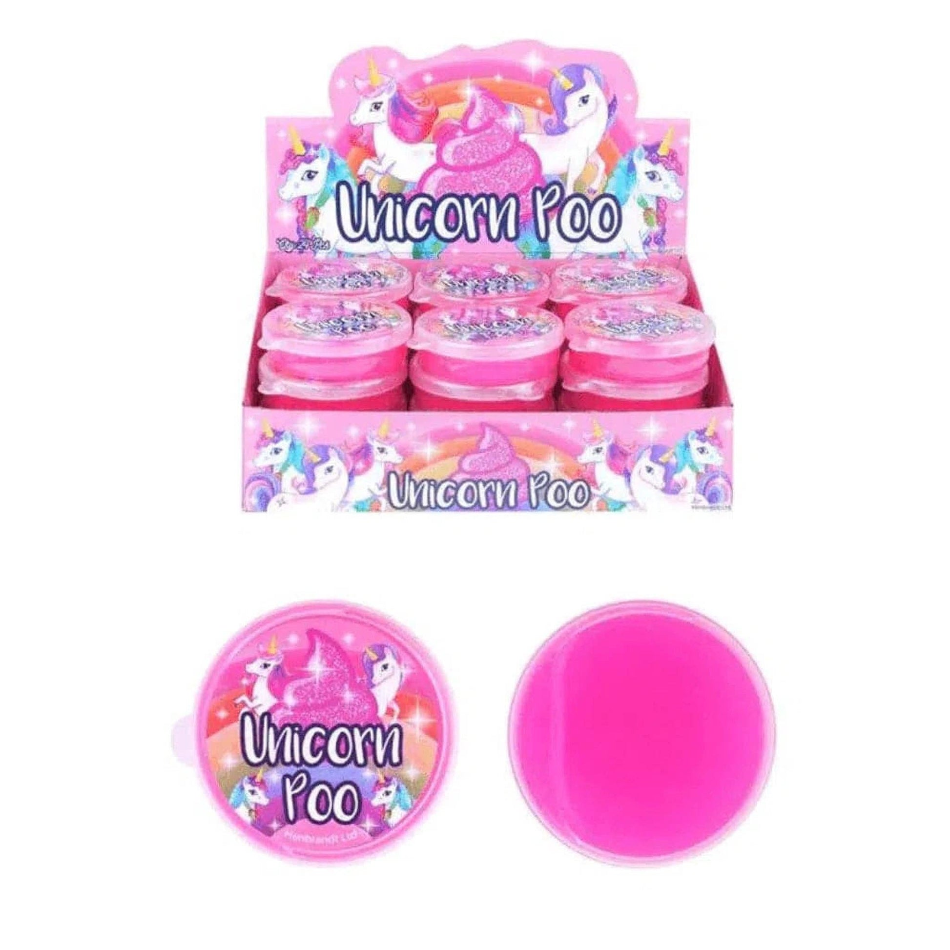1x Glitter Unicorn Poo Magic Putty Tubs - Winterberries
