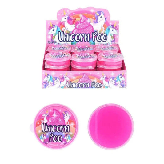 1x Glitter Unicorn Poo Magic Putty Tubs - Winterberries