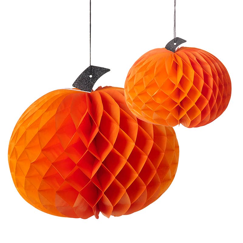 PUMPKIN HONEYCOMB PAPER SET - Winterberries