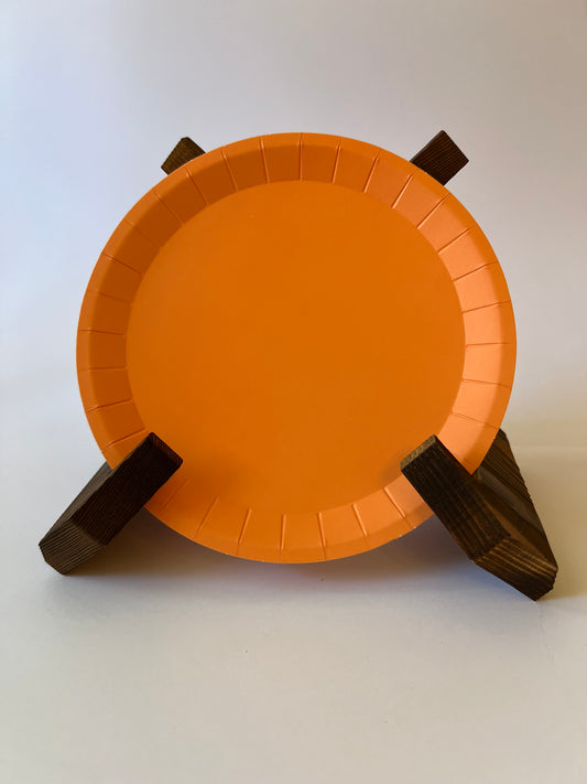 x24 Orange Plates - Winterberries