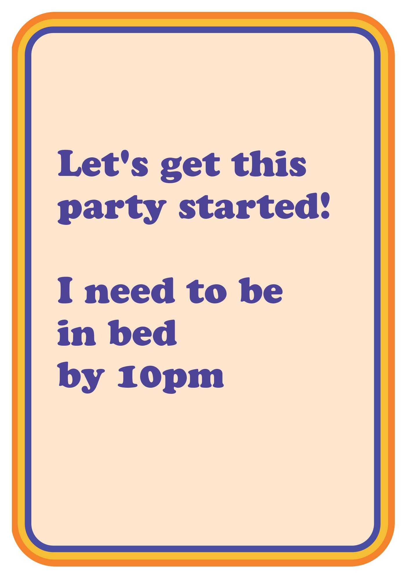 Party Started Birthday Card - Winterberries