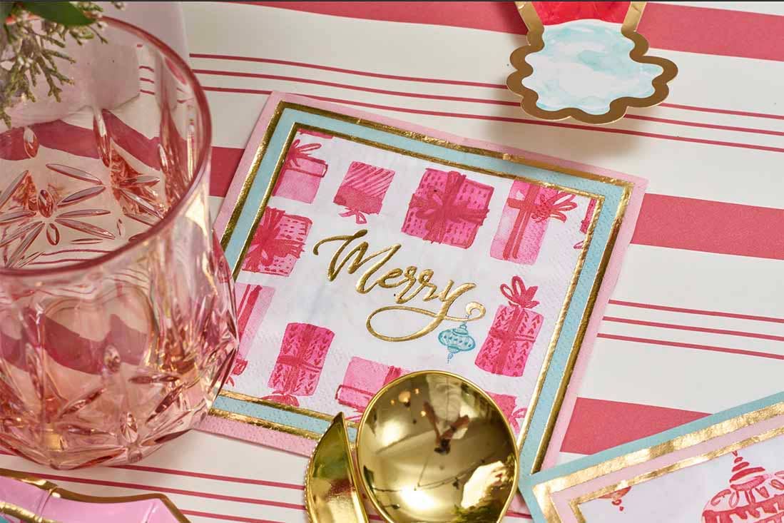 Cocktail Napkin Jolly Holiday/20 pkg - Winterberries