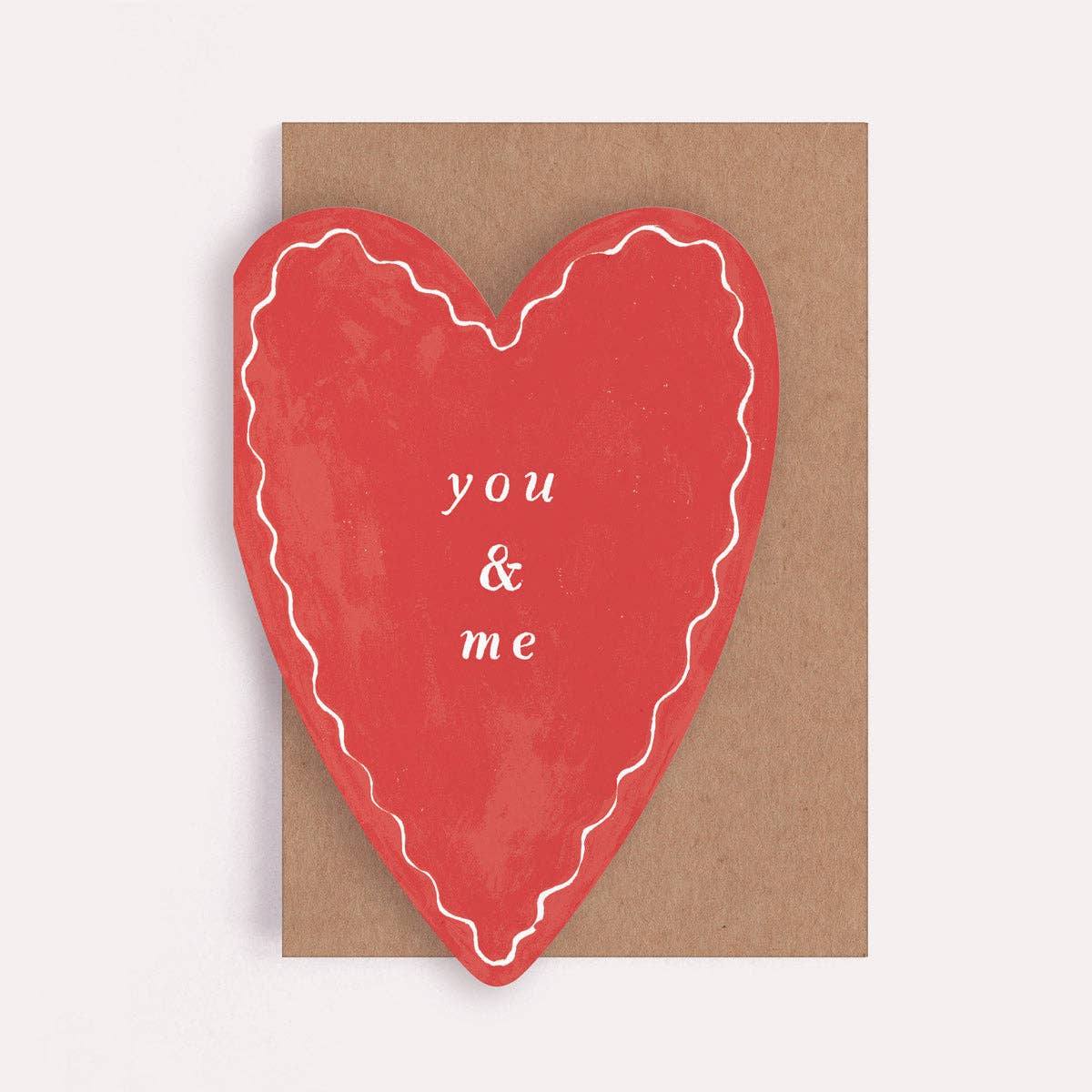 YOU & ME HEART CARD - Winterberries
