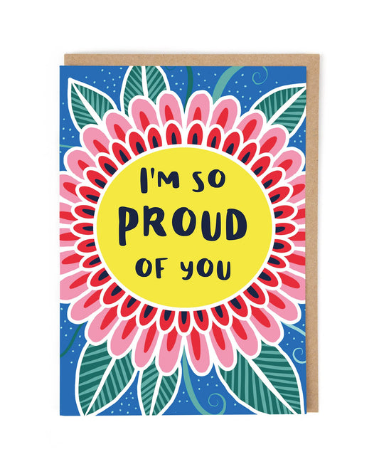 Proud Of You Congratulations Card - Winterberries