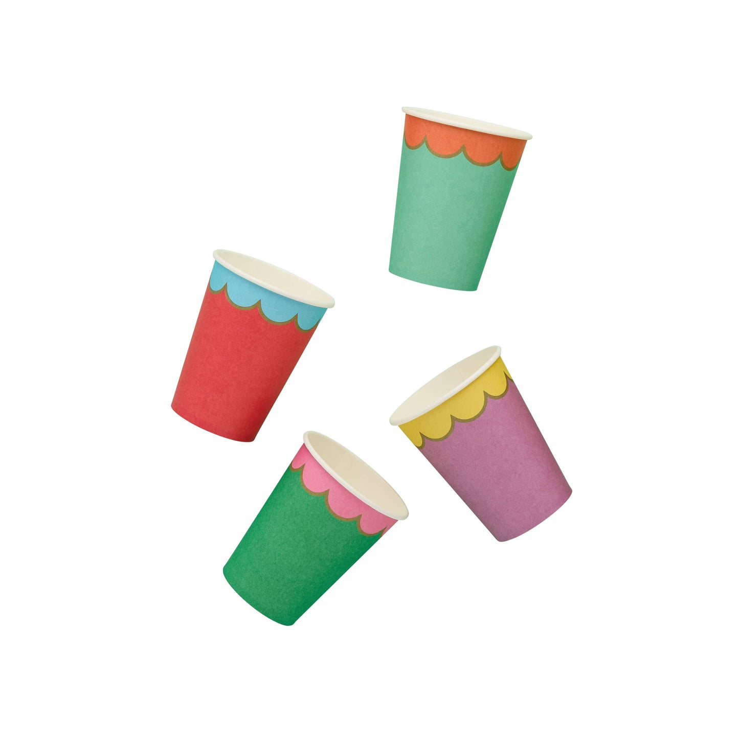 x8 PREMIUM BRIGHT PAPER CUPS - Winterberries