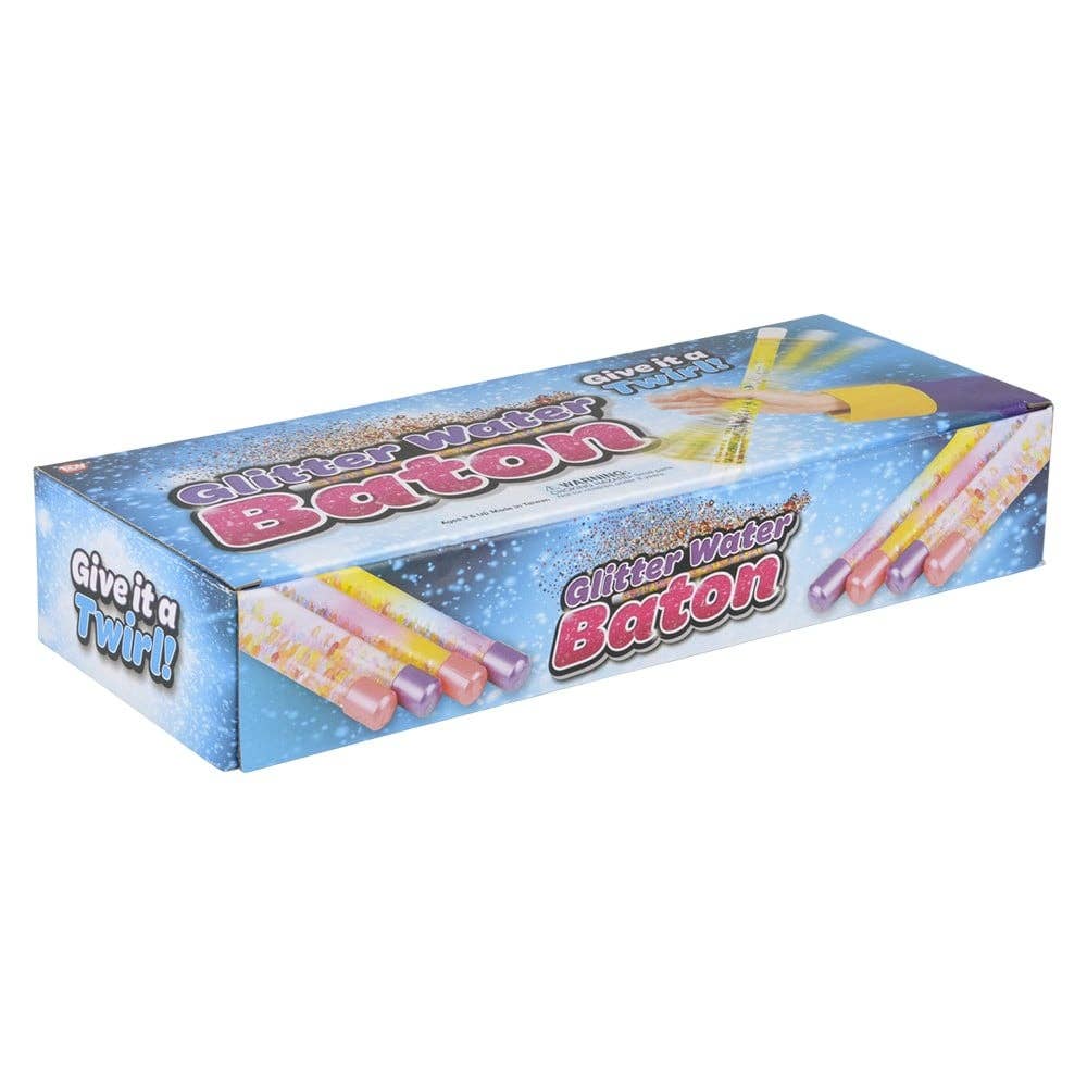 12" GLITTER WATER BATON - Winterberries