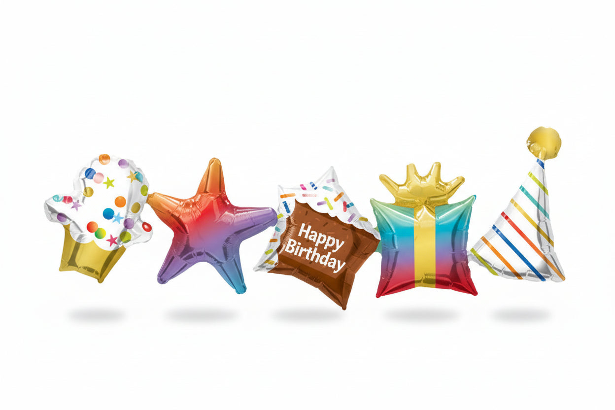 41" BIRTHDAY THEMED FOIL BALLOON GARLAND