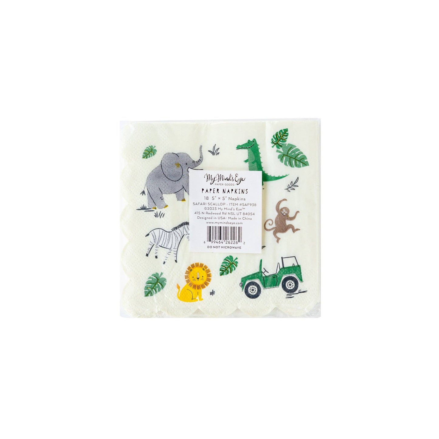 SAF938 - Safari Cocktail Paper Napkin - Winterberries