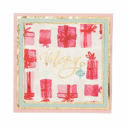 Cocktail Napkin Jolly Holiday/20 pkg - Winterberries