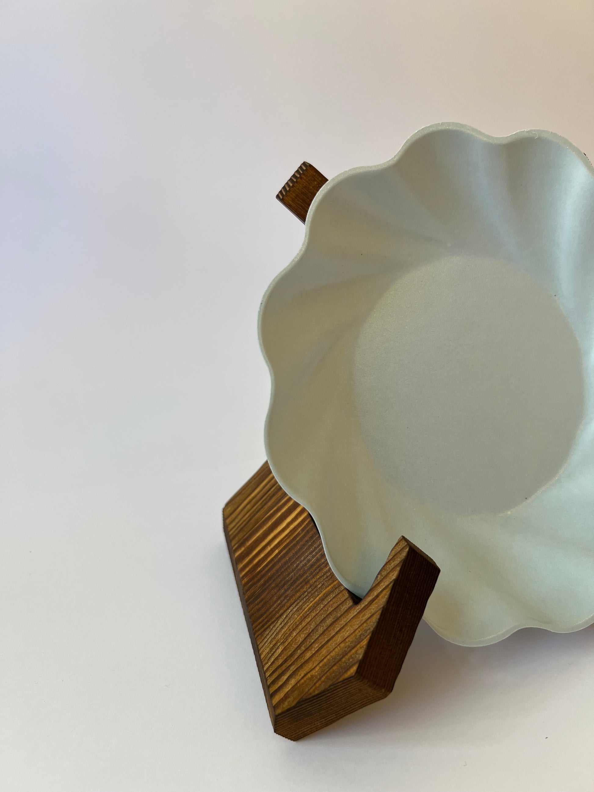 x8 SKY BLUE WAVU SMALL BAMBOO PLATES - Winterberries