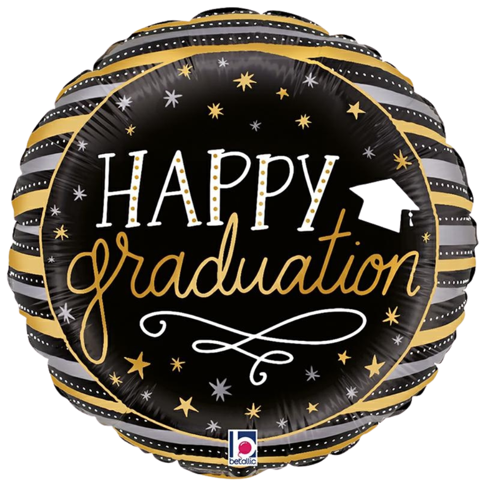 18" HAPPY GRADUATION BALLOON