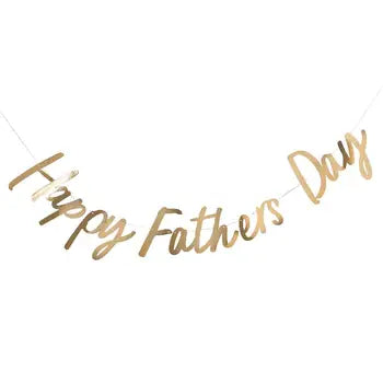 Happy Fathers Day' Banner 2M - Winterberries