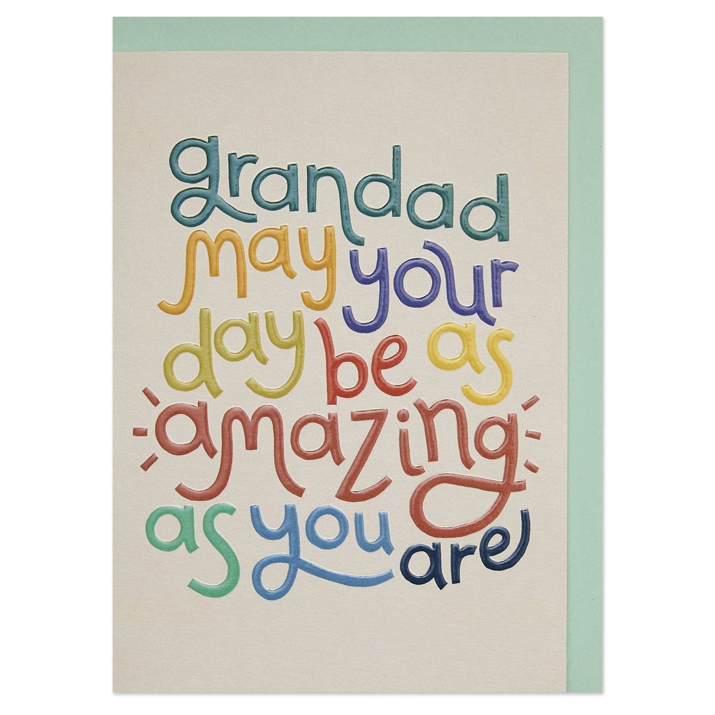 Grandad may your day be amazing as you are (GDV40) - Winterberries