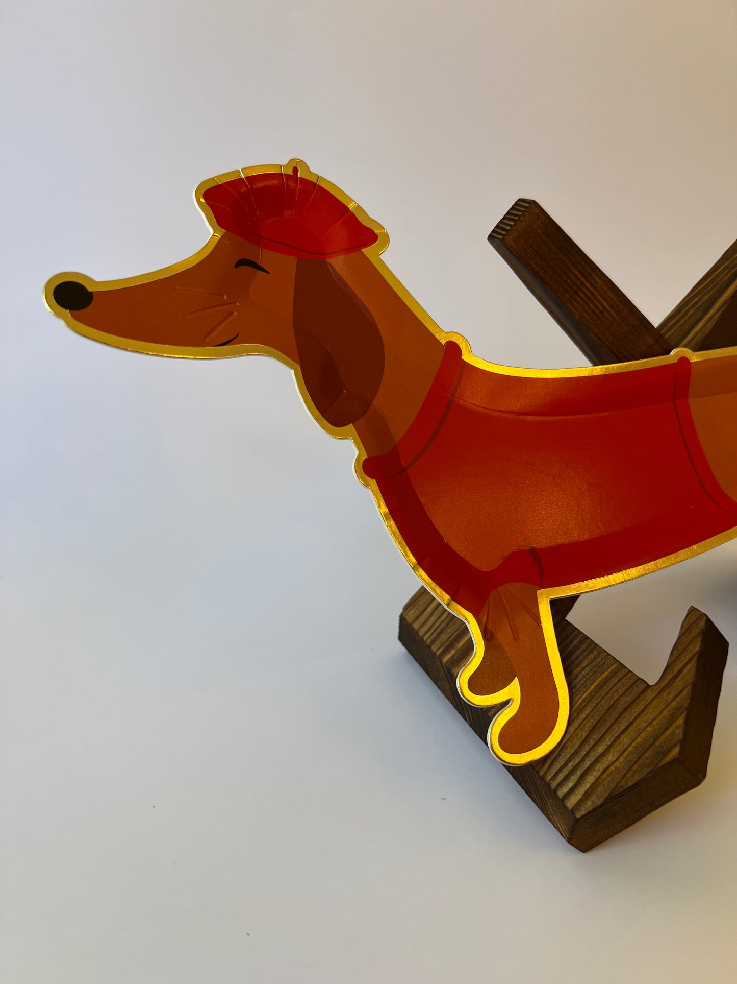 x2 Dachshund Serving Trays - Winterberries