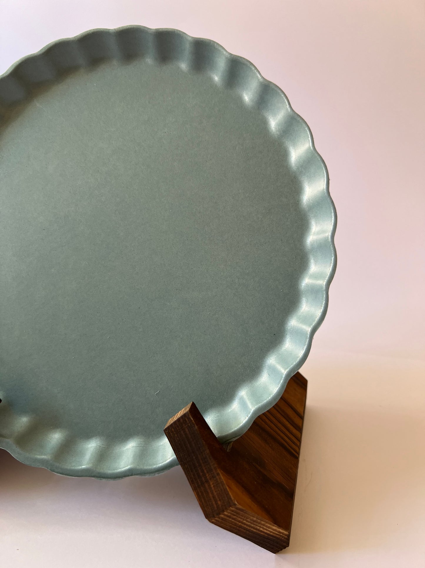 x8 POOL BLUE BAMBOO PLATES - Winterberries