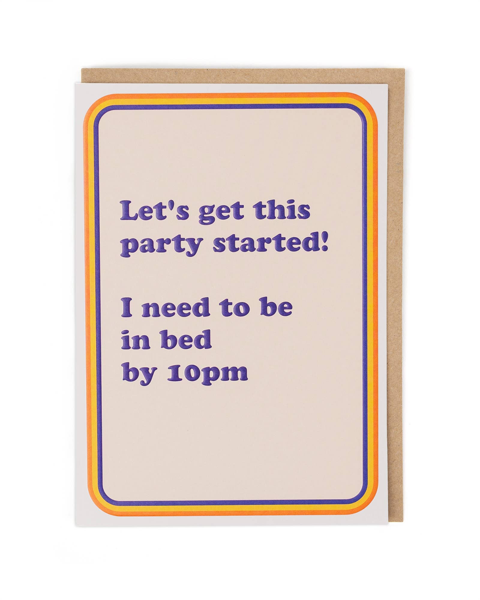 Party Started Birthday Card - Winterberries