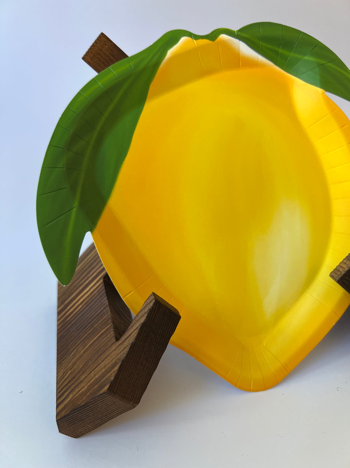 x8 LEMON SHAPED PAPER PLATES - Winterberries