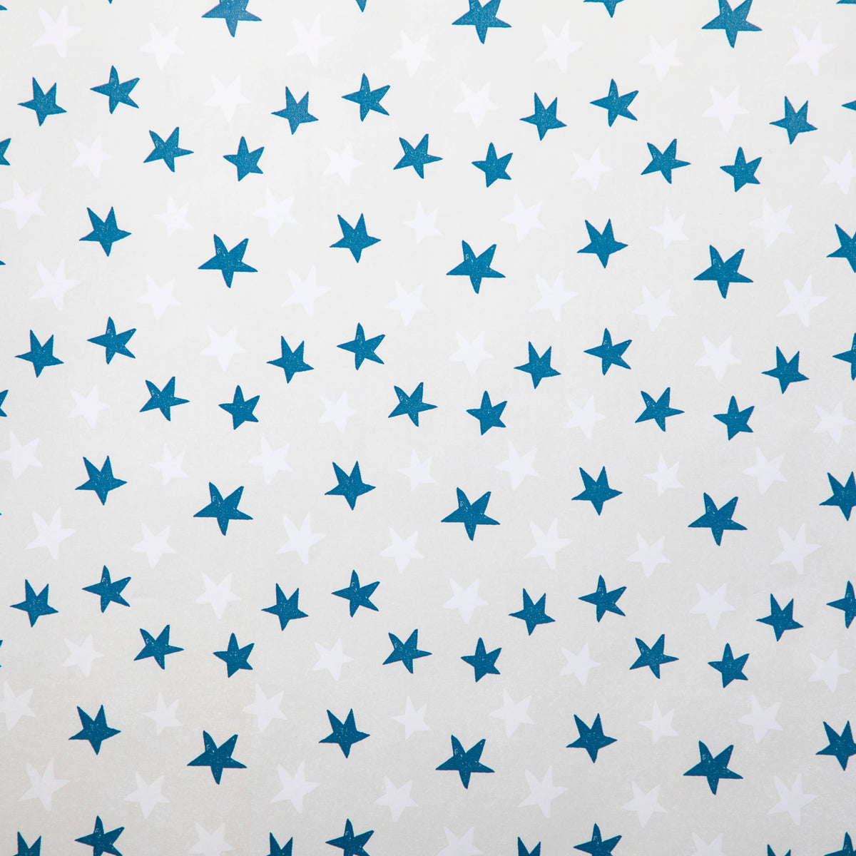 Blue White Stars Eco Wrapping Paper Roll Wrap Premium, 3m