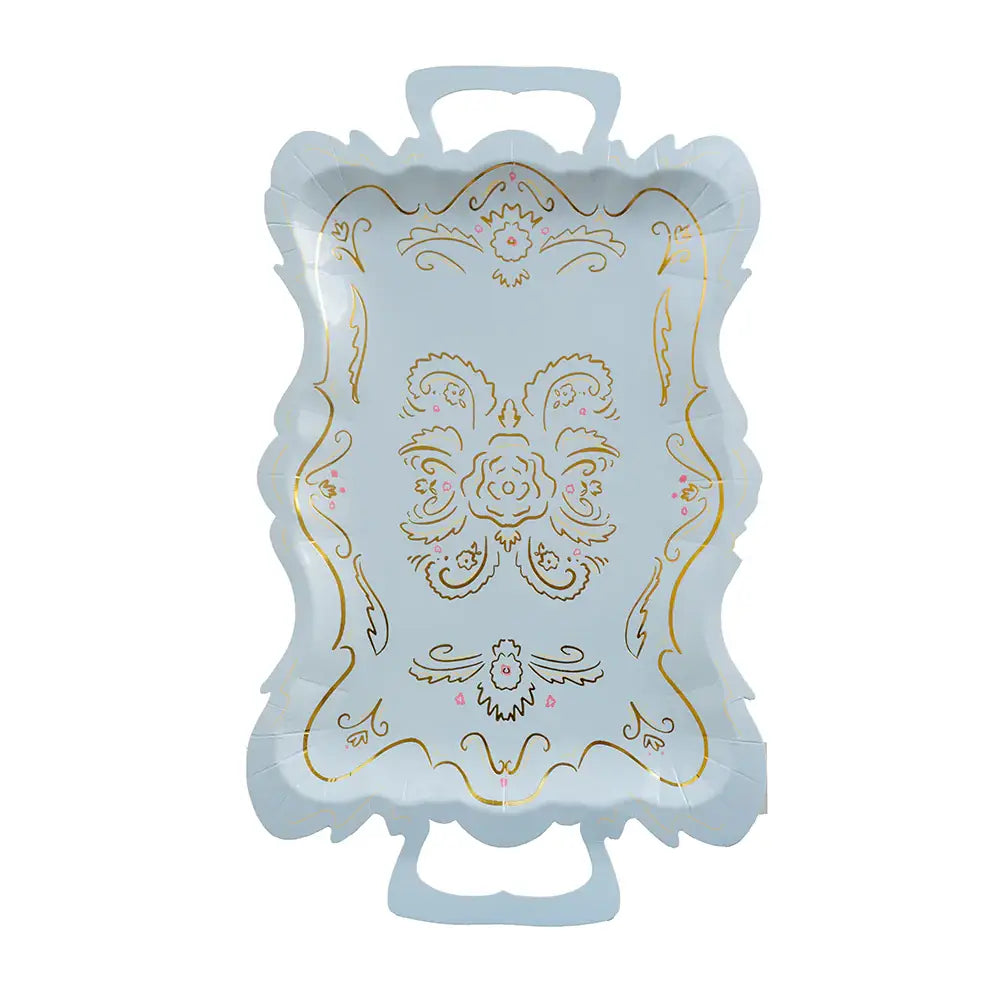 x8 LET THEM EAT CAKE PAPER PLATTERS - Winterberries
