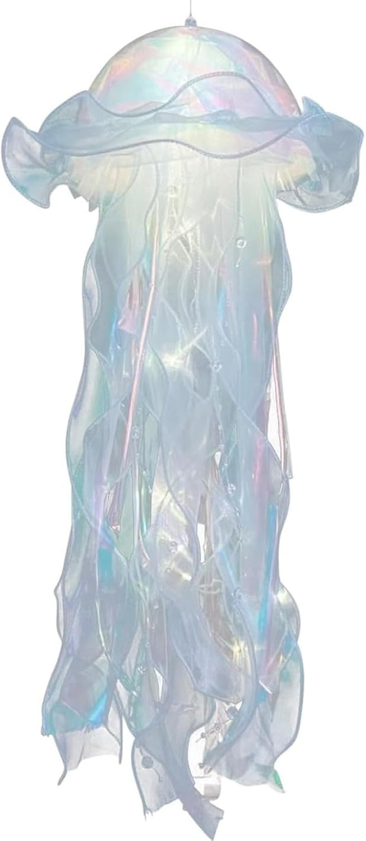 x1 Iridescent Jellyfish Hanging Lantern - Winterberries