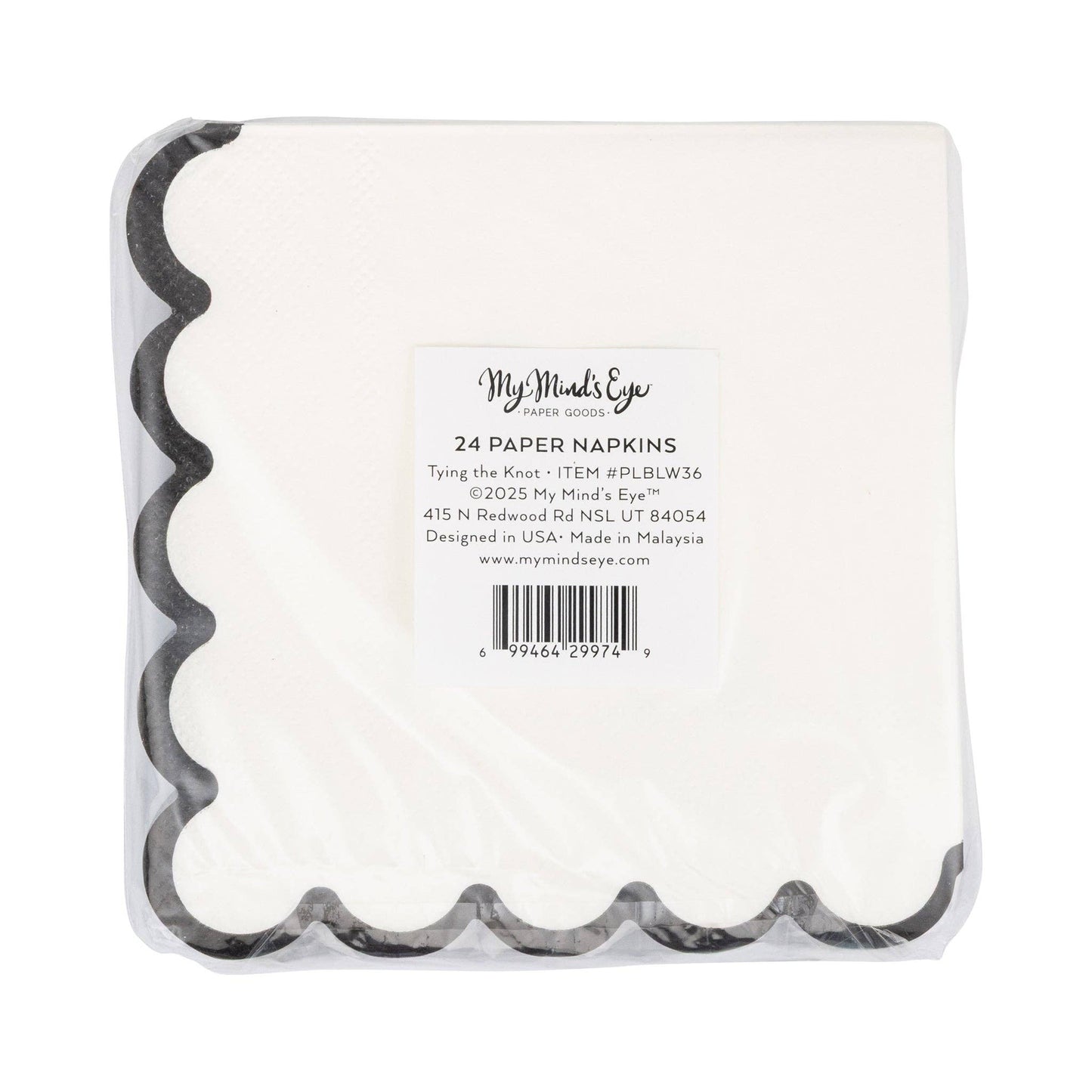 PLBLW36 - Tying the Knot Cocktail Napkin - Winterberries