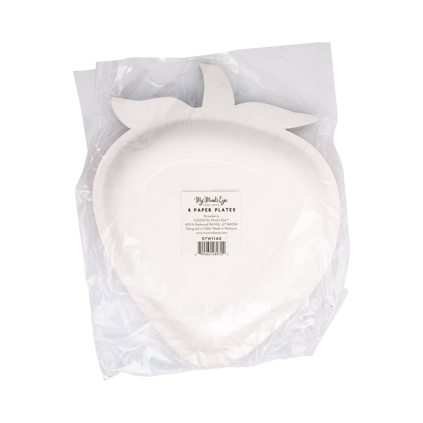 STW1140 - Strawberry Shaped Plate - Winterberries