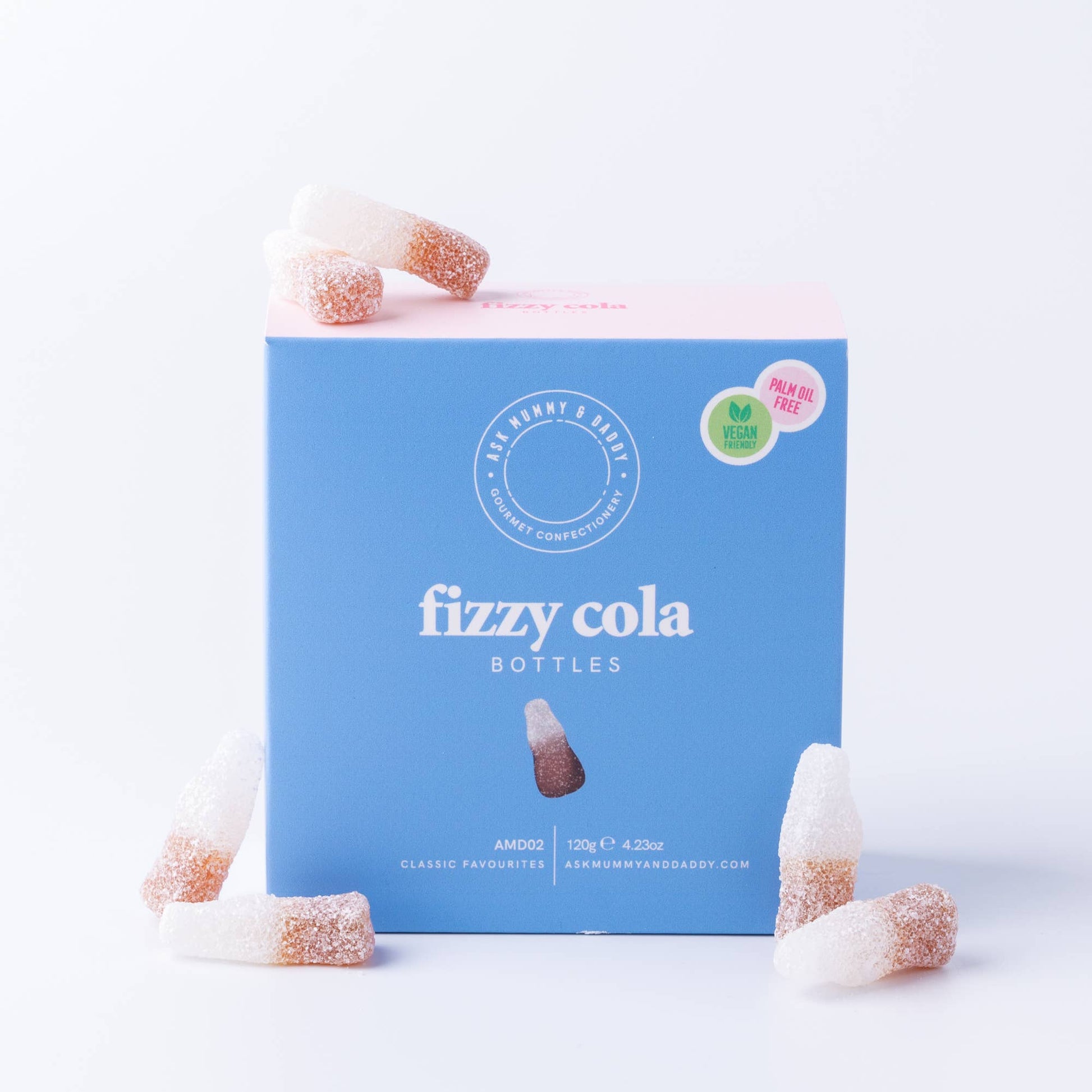 ASK MUMMY & DADDY FIZZY COLA BOTTLES GUMMIES - Winterberries