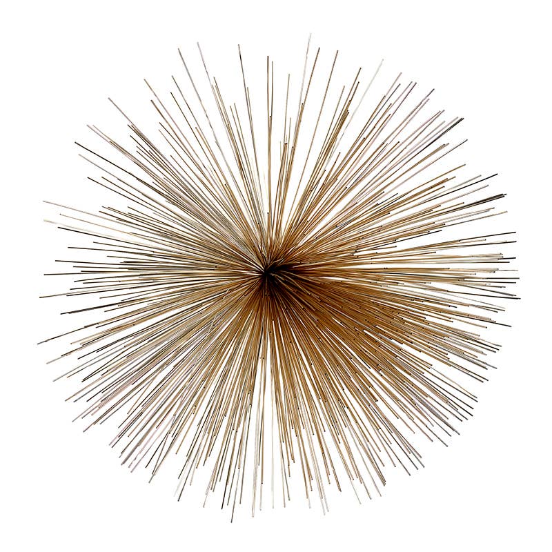 LARGE GOLD BALL HANGING ORNAMENT