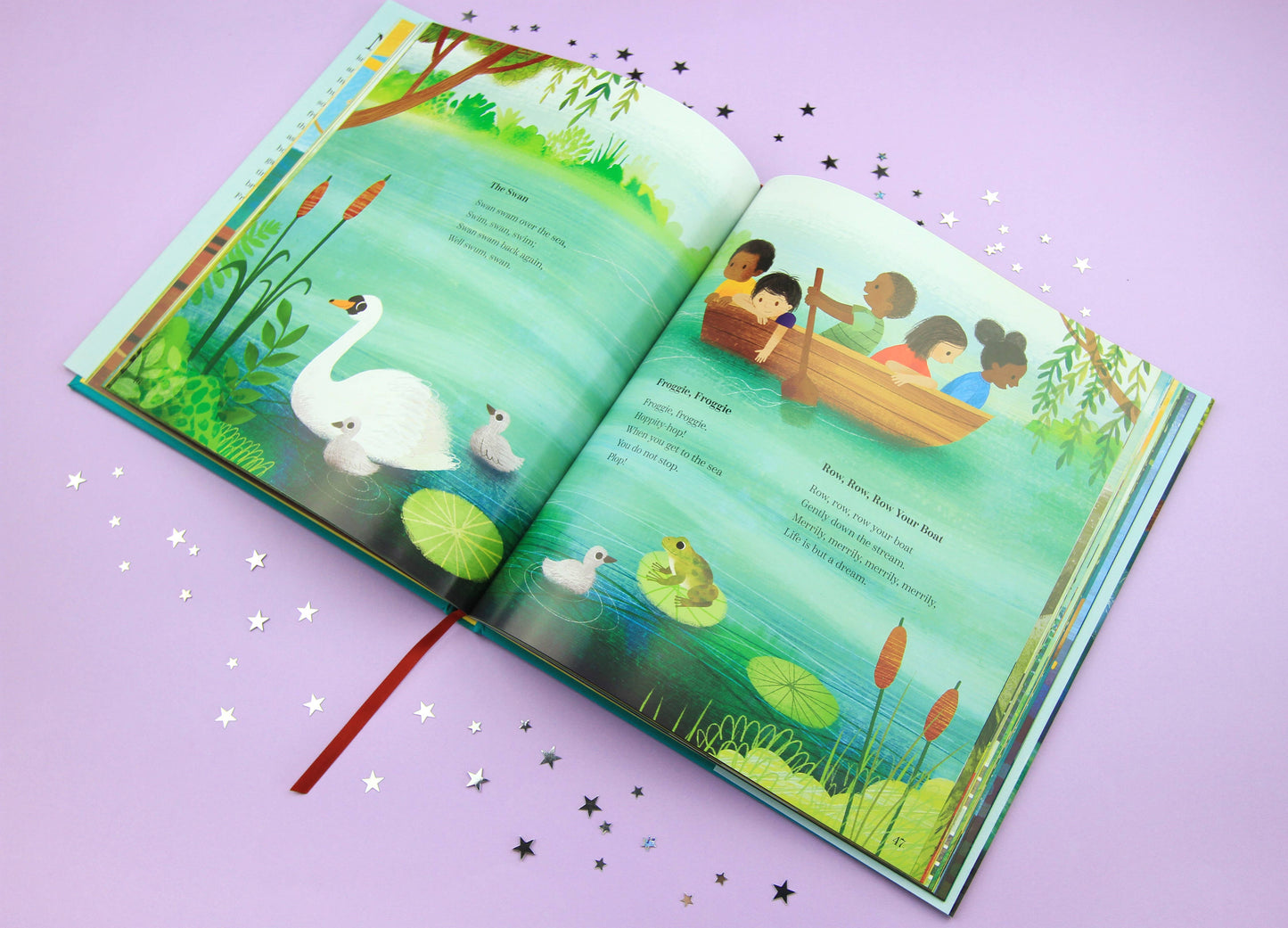 A TREASURY OF NURSERY RHYMES AND POEMS HARDCOVER BOOK