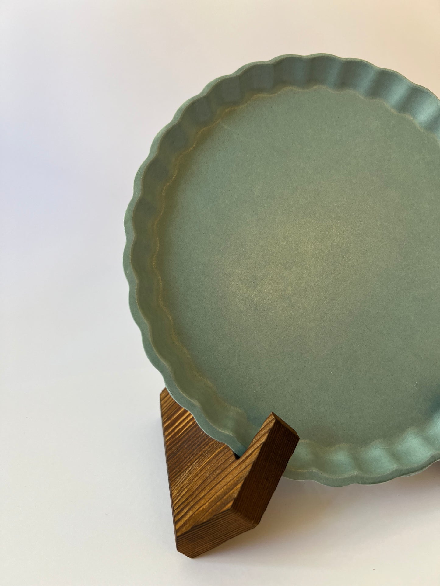 x8 POOL BLUE BAMBOO PLATES - Winterberries