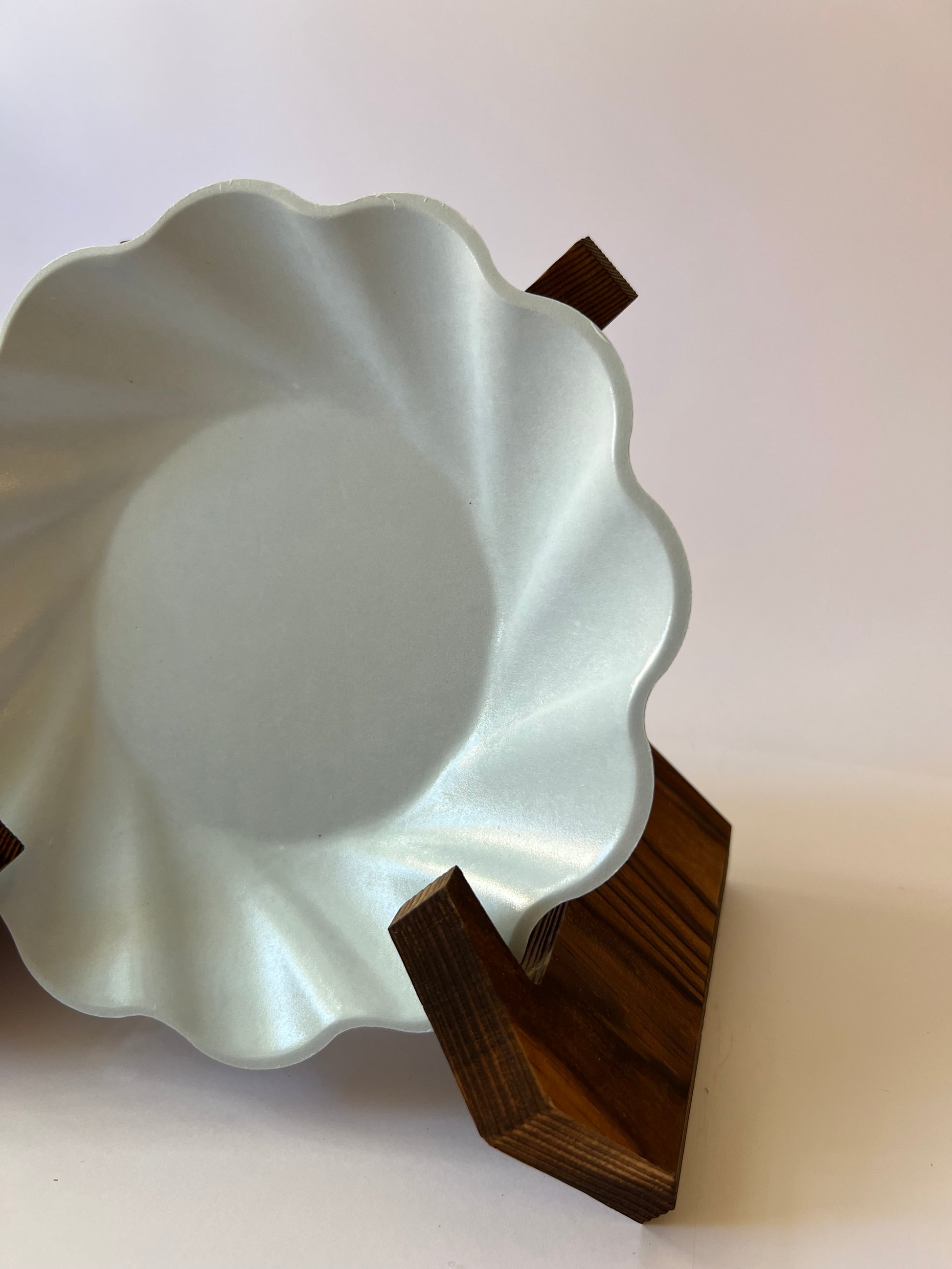 x8 SKY BLUE WAVU SMALL BAMBOO PLATES - Winterberries