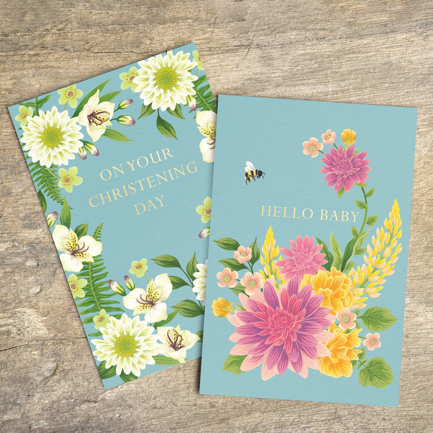 Christening Day Christening Card - Winterberries