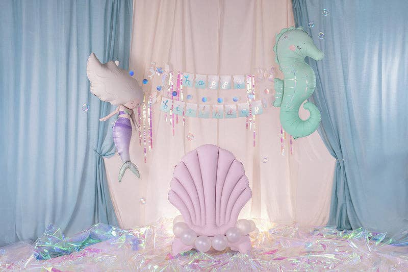36" OCEAN GREEN SEAHORSE DEFLATED FOIL BALLOON - Winterberries