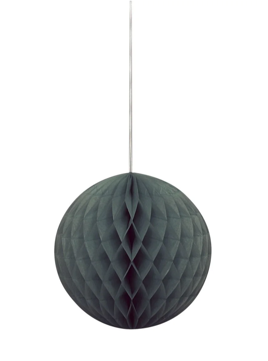 PAPER HONEYCOMB BALL - Winterberries