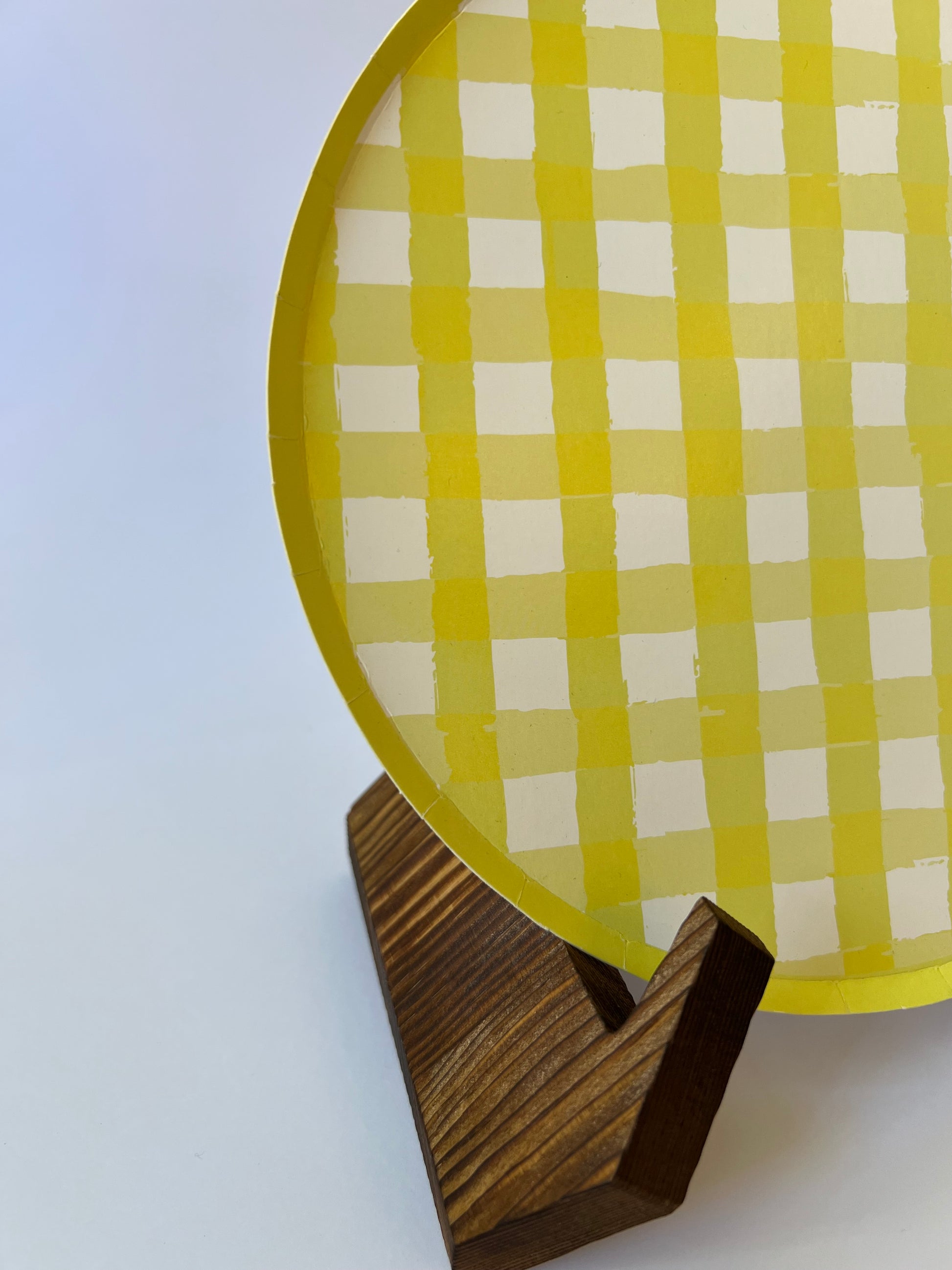 x8 Gingham Plates - Winterberries