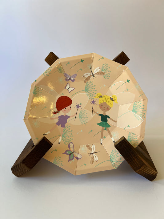 x8 MAGICAL FAIRIES PAPER PLATES - Winterberries