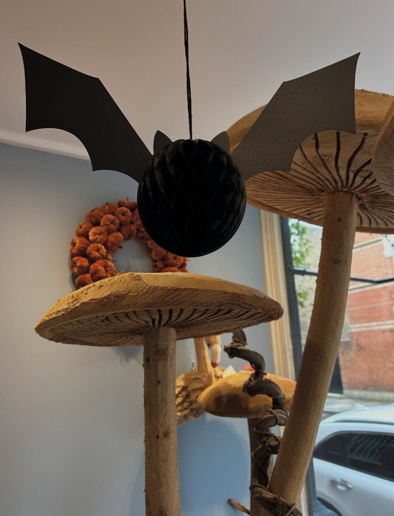 x3 BLACK BAT PAPER HONEYCOMBS - Winterberries