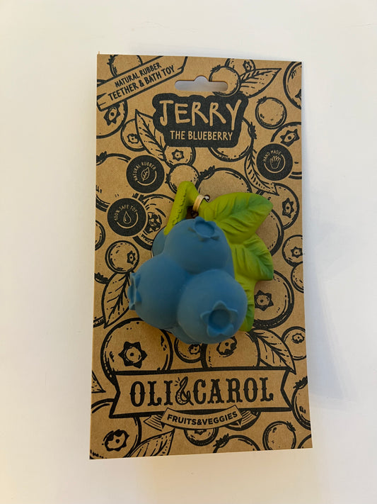 JERRY THE BLUEBERRY - NATURAL BABY TEETHER - Winterberries