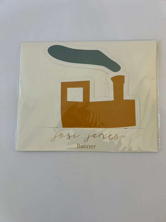 TRAIN PAPER GARLAND - Winterberries