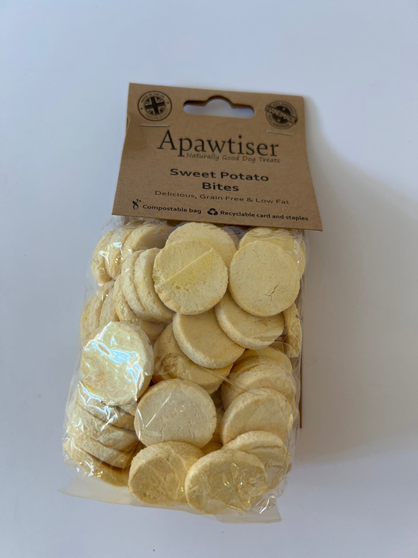 SWEET POTATO BITES 100g APAWTISER DOG TREAT - Winterberries