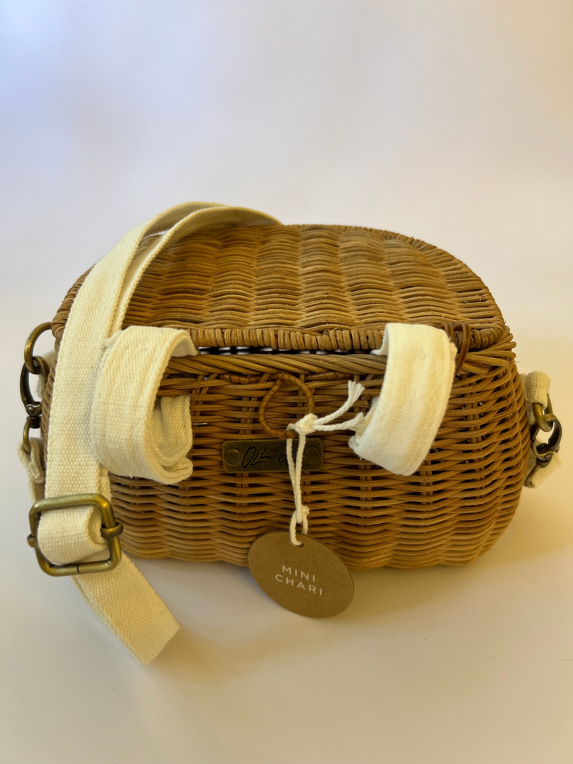 Mini Chari Rattan Bag - Natural - Kids - Winterberries