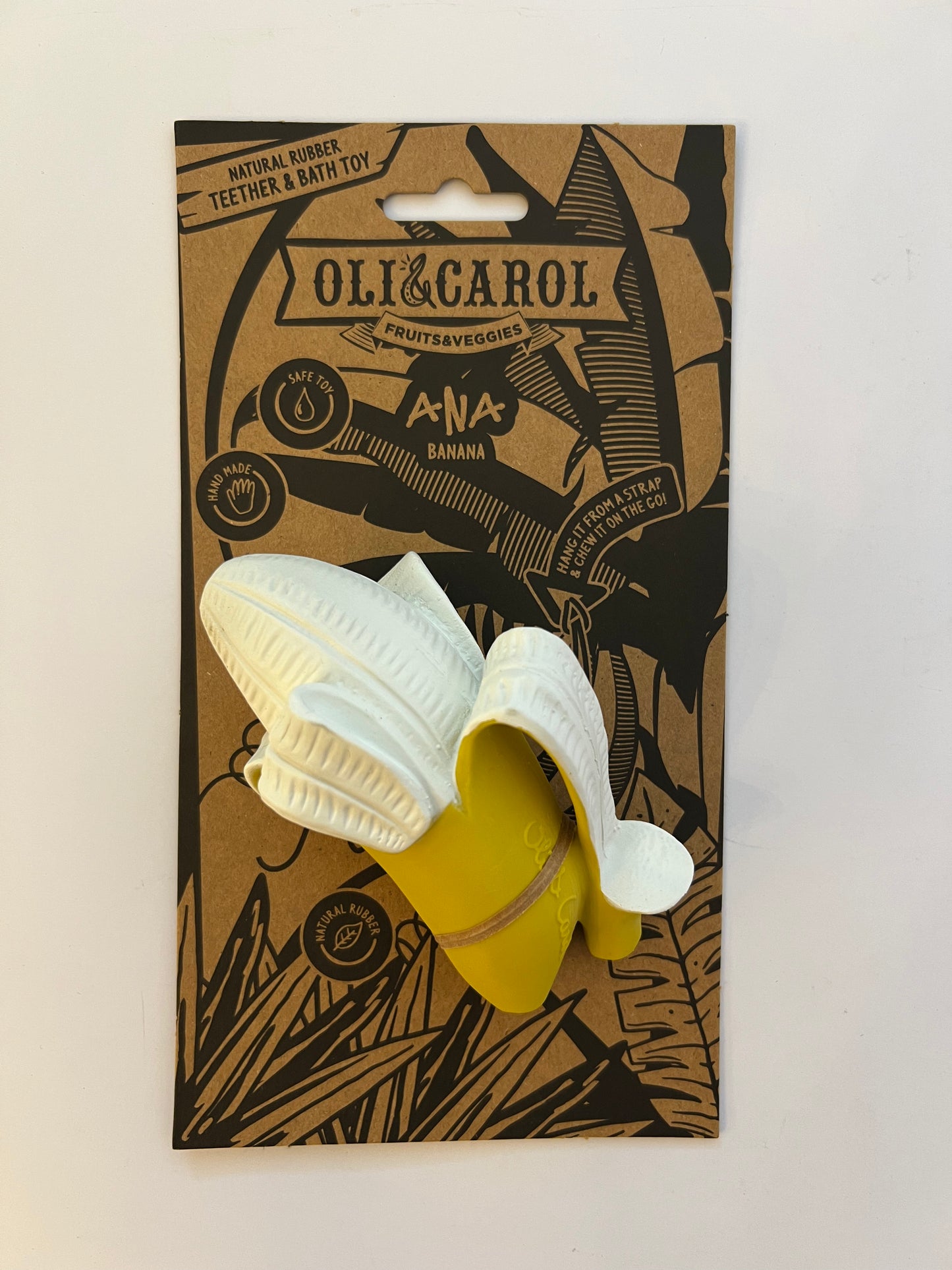 ANA THE BANANA - NATURAL BABY TEETHER - Winterberries