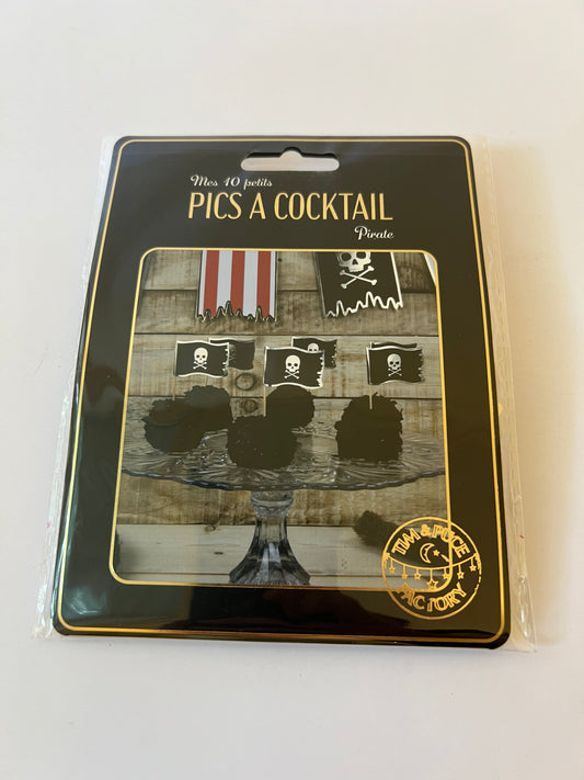 x10 Pirate Flag Toppers - Winterberries