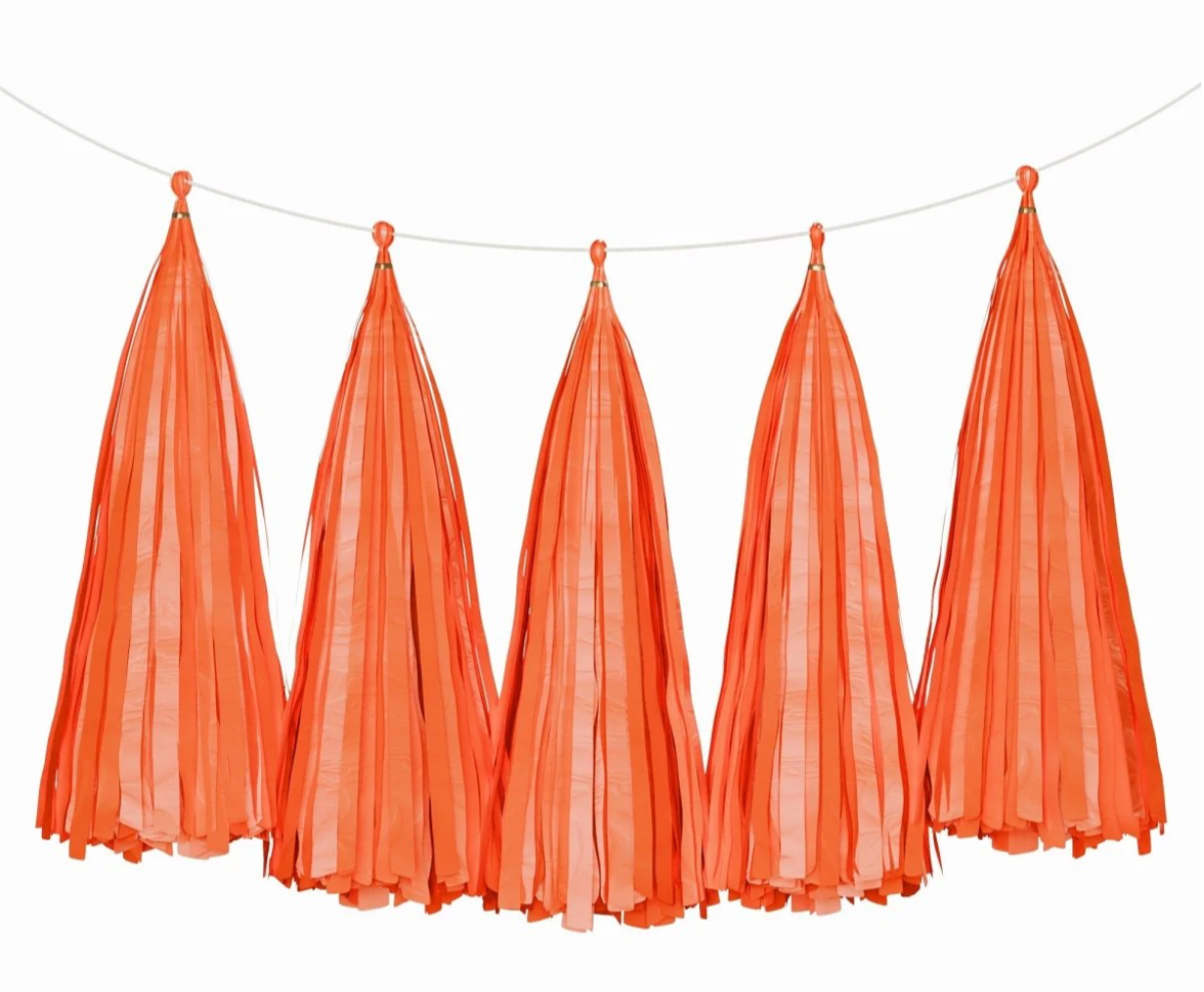 TISSUE PAPER TASSELS GARLAND - Winterberries