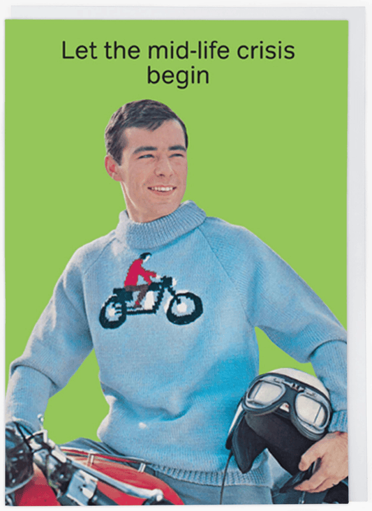 MID-LIFE CRISIS BIRTHDAY CARD - Winterberries