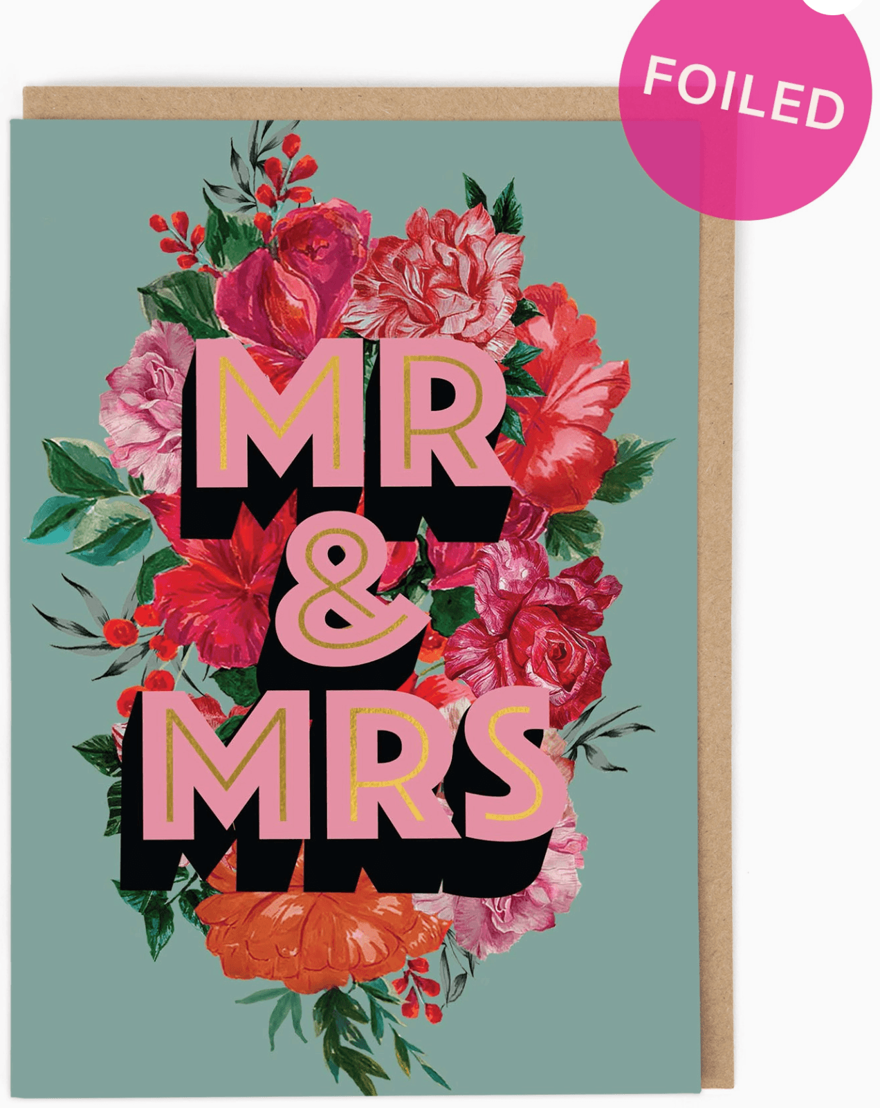 Mr and Mrs Greeting Card - Winterberries