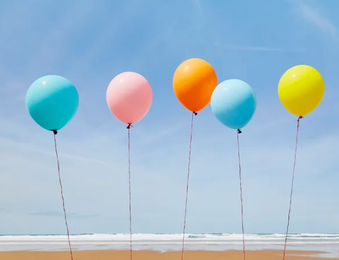 Helium for 1x 40" NUMBER FOIL BALLOON - Winterberries