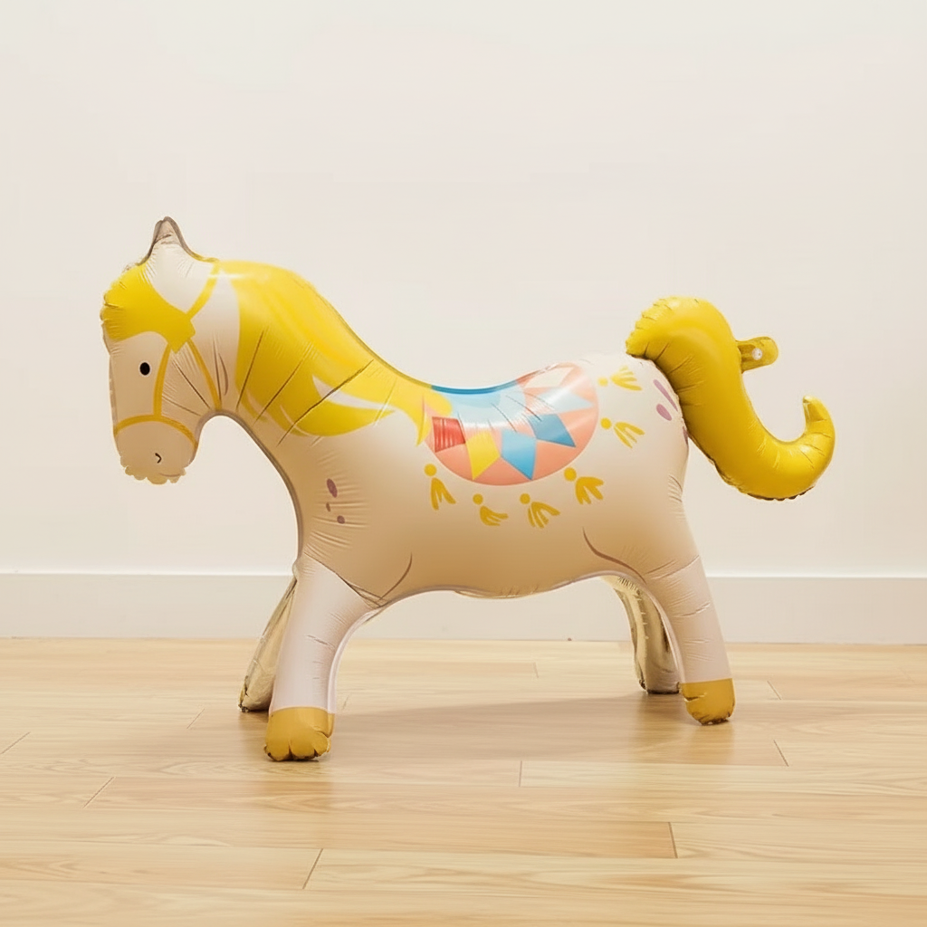 30" SELF-STANDING CIRCUS THEMED FOIL DEFLATED BALLOON - Winterberries