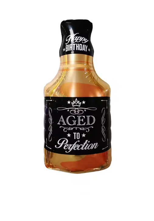 ALCOHOLIC DRINKS DEFLATED FOIL BALLOON