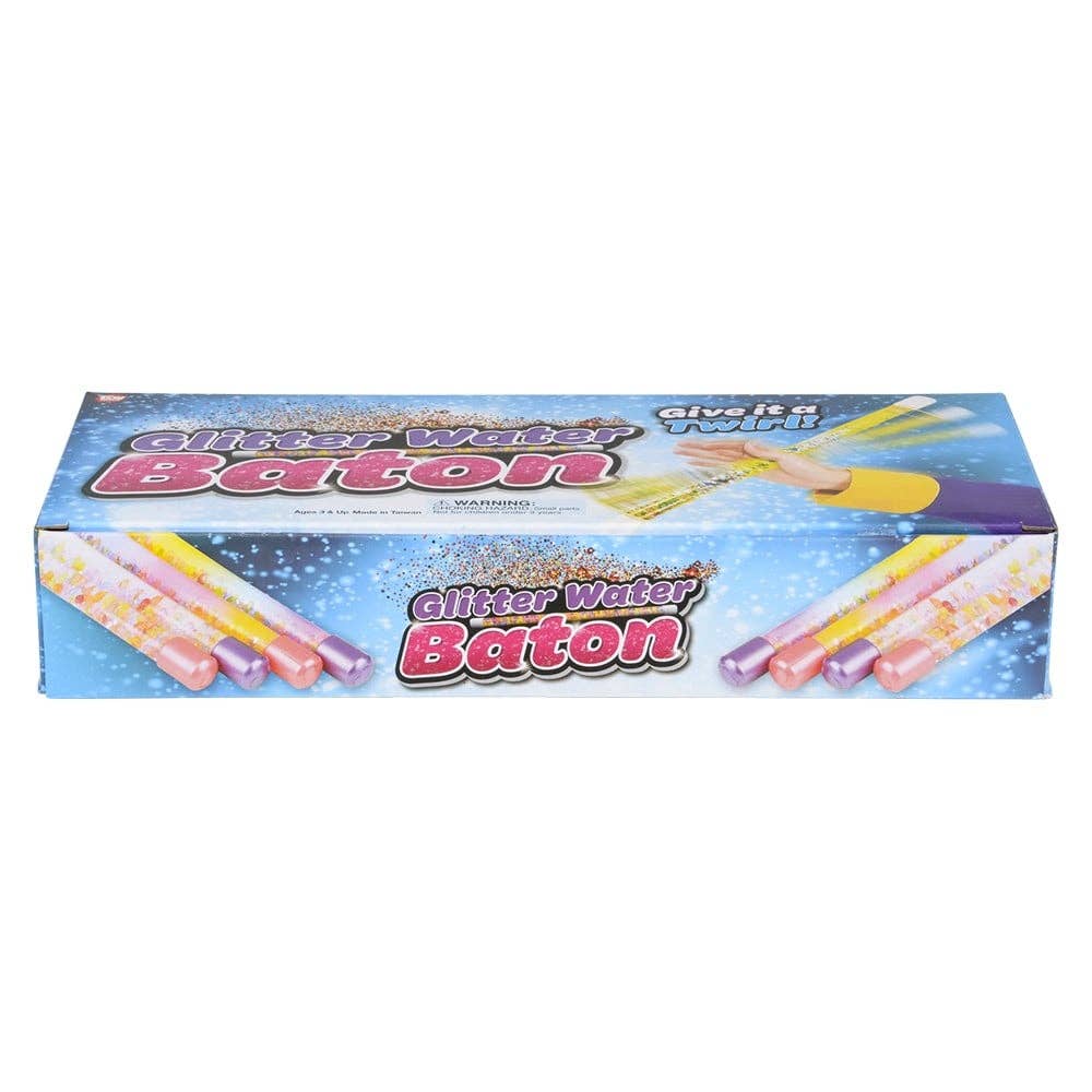 12" GLITTER WATER BATON - Winterberries